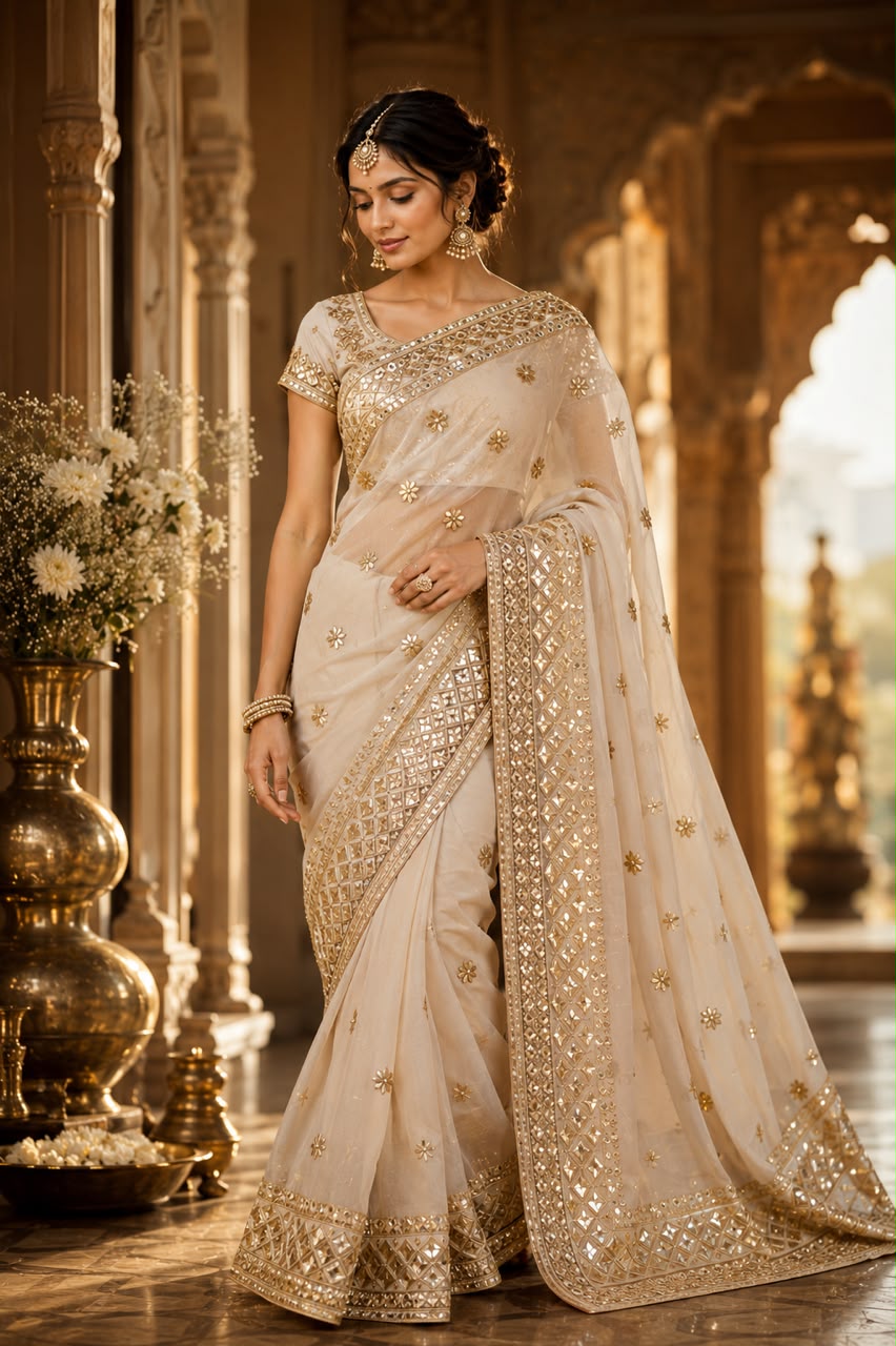 GOTA PATTI SAREE